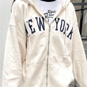 Brandy Melville zip up hoodie
